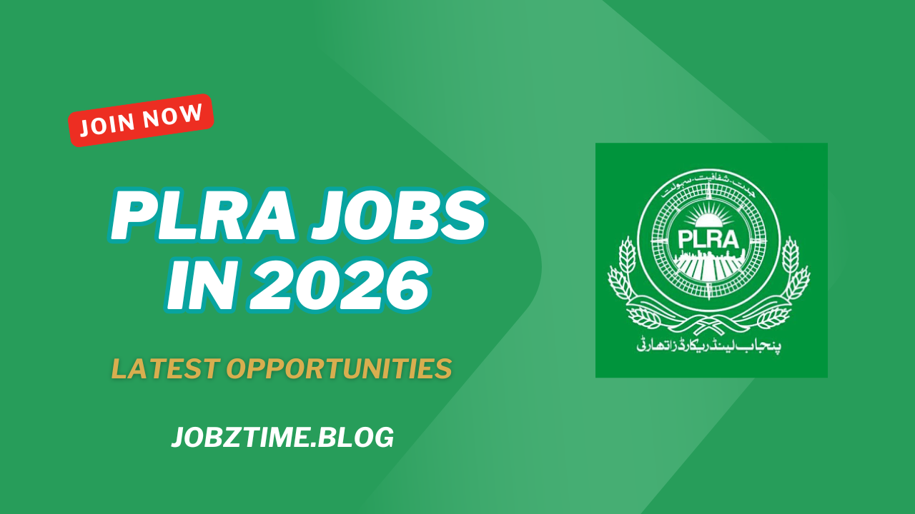 Punjab Land Record Authority PLRA Jobs in 2026