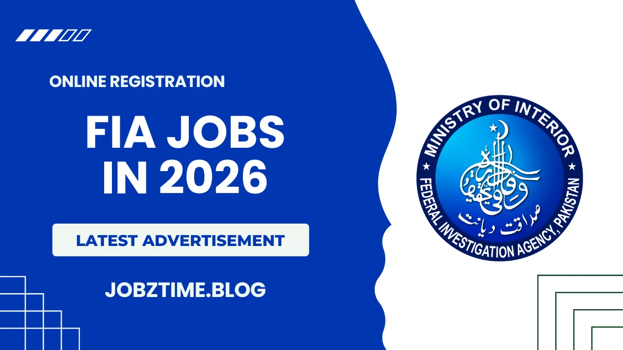 Federal Investigation Agency FIA Jobs in 2026